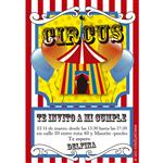 Invitación Circo. Pers